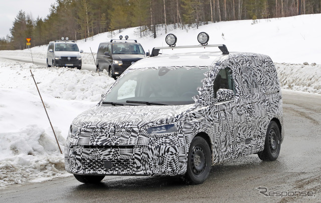 VW キャディ(T7 ライフキャディ)次期型 スクープ写真