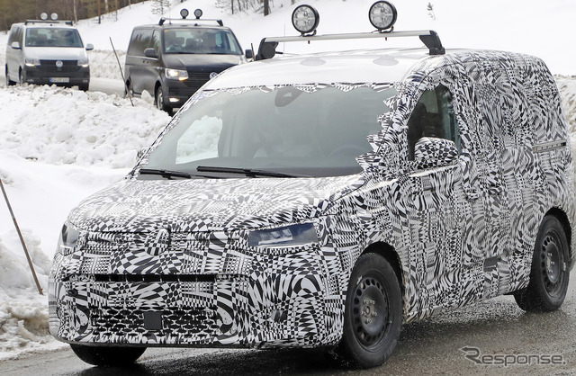 VW キャディ(T7 ライフキャディ)次期型 スクープ写真