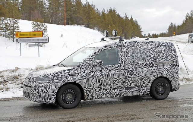 VW キャディ(T7 ライフキャディ)次期型 スクープ写真