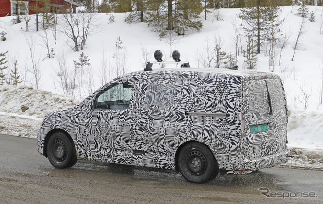 VW キャディ(T7 ライフキャディ)次期型 スクープ写真