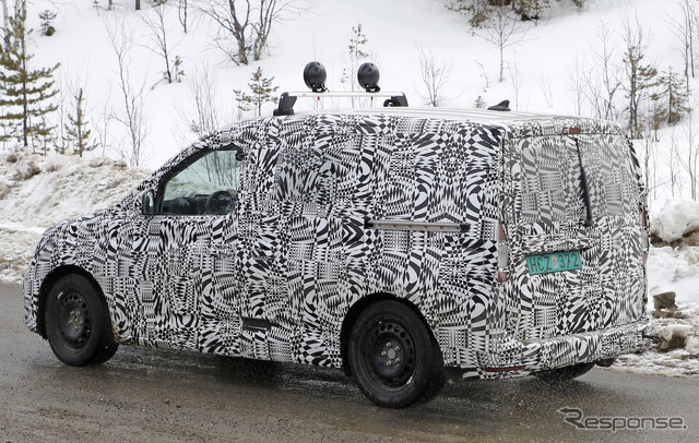 VW キャディ(T7 ライフキャディ)次期型 スクープ写真