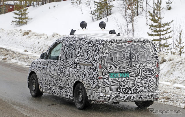 VW キャディ(T7 ライフキャディ)次期型 スクープ写真