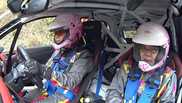 竹岡圭さん、3年目のラリー挑戦…ポロGTI で挑んだ新城ラリー(動画スクリーンショット)