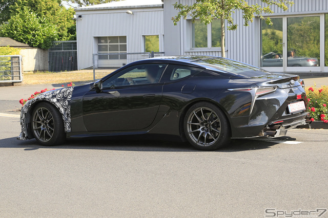 レクサス LC F プロトタイプ スクープ写真