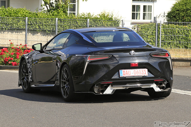 レクサス LC F プロトタイプ スクープ写真