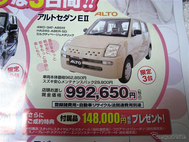 【迷う新車値引き情報】軽自動車にするかコンパクトカーにするか