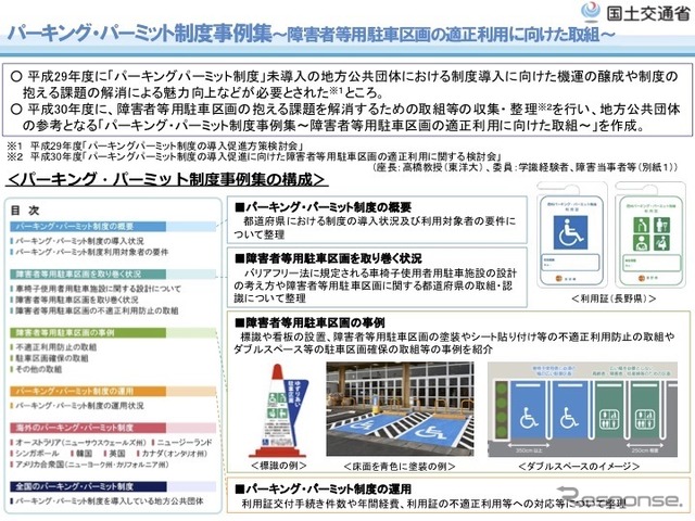 パーキング・パーミット制度事例集の概要