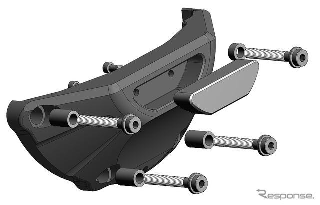 アクティブ ZX-10R用エンジンカバースライダー