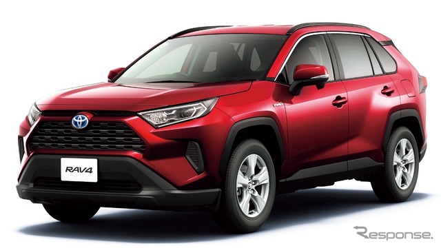 トヨタRAV4ハイブリッドX 2WD（センシュアルレッドマイカ）