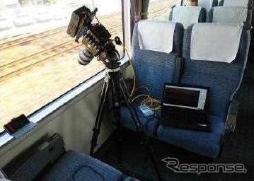 ハイスピードカメラ撮影の様子