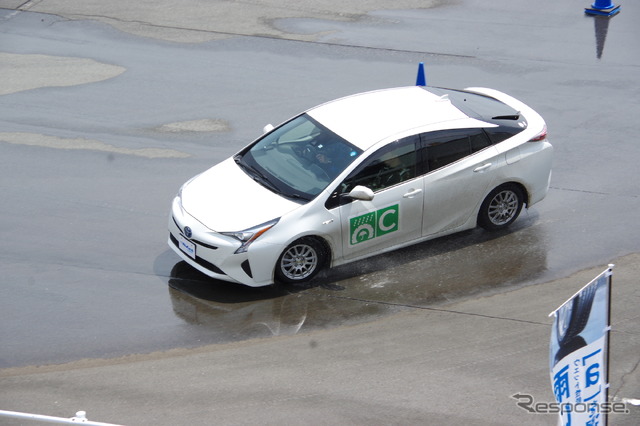 横浜ゴムによるウェット試乗(モーターファンフェスタ2019 in 富士スピードウェイ)