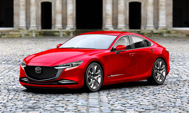 マツダ アテンザ改め「マツダ6」次期型の予想デザイン。FR化&直6搭載の噂も?