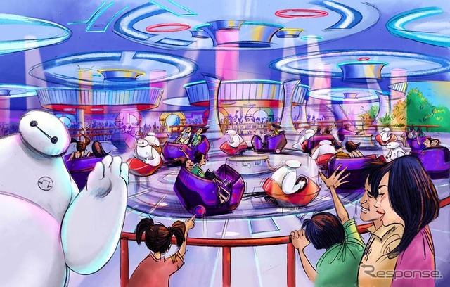 ベイマックスのハッピーライド、体験シーン(画像はイメージ) (c)Disney