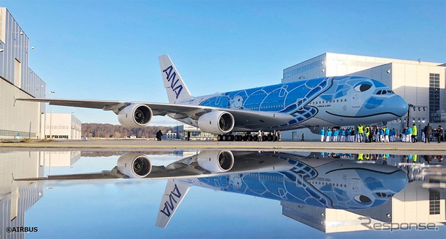 ANA A380 FLYING HONU