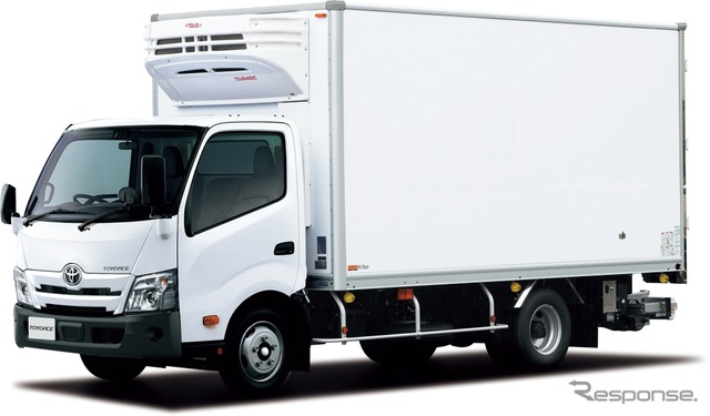 トヨエース TECS 中温冷凍車 ワイドキャブ・ロングボディ・フルジャストロー・2トン積・ディーゼル車・2WD(オプション装着車)