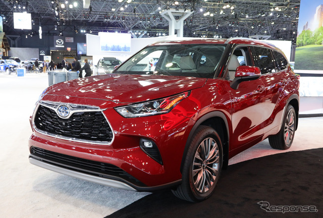 トヨタ ハイランダー 新型(ニューヨークモーターショー2019)