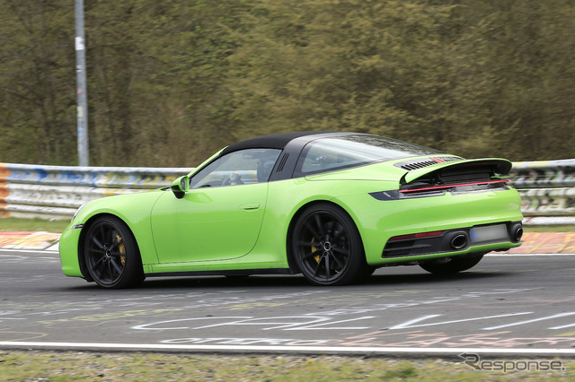 ポルシェ 911タルガ 新型プロトタイプ(スクープ写真)