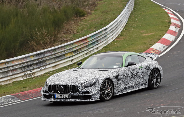 メルセデス AMG GT ブラックシリーズ 市販型（スクープ写真）