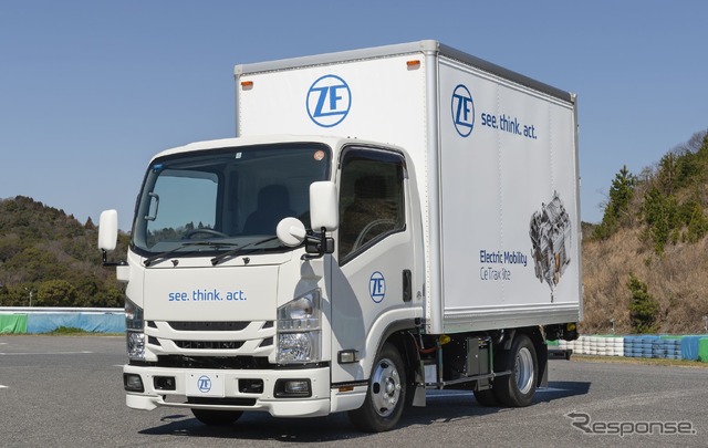 ZFが日本市場向けに開発した電動トラックのプロトタイプ