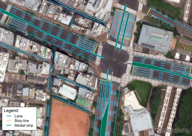 自動運転車向けの高精度地図