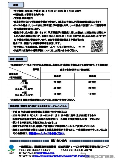 二酸化炭素排出抑制対策事業のリーフレット