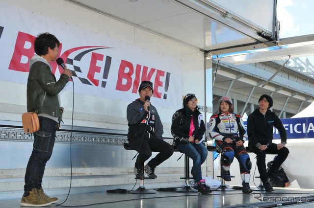 レーシングライダートークステージ(BIKE! BIKE! BIKE! 2019)