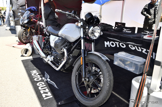 モトグッツィやアプリリアのモデルを展示したピアッジオ(BIKE! BIKE! BIKE! 2019)