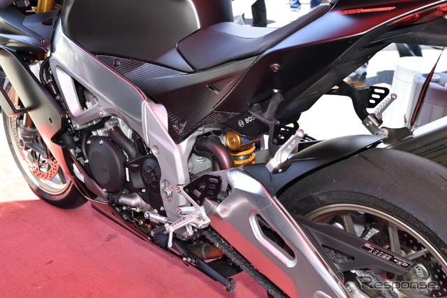 モトグッツィやアプリリアのモデルを展示したピアッジオ(BIKE! BIKE! BIKE! 2019)