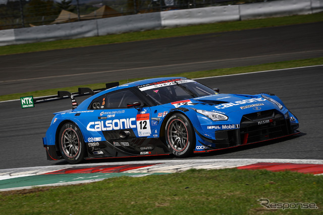 GT500クラス予選3位の#12 GT-R。