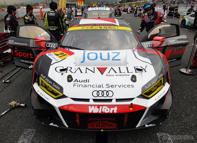 SUPER GT にスポーンサー契約したジョウズ・ジャパン(第2戦富士スピードウェイ)