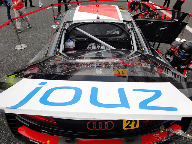 SUPER GT にスポーンサー契約したジョウズ・ジャパン(第2戦富士スピードウェイ)