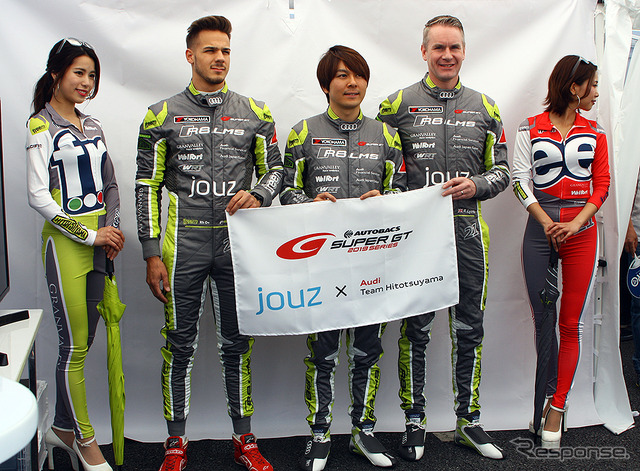 SUPER GT にスポーンサー契約したジョウズ・ジャパン(第2戦富士スピードウェイ)