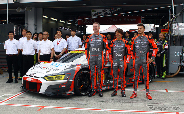 SUPER GT にスポーンサー契約したジョウズ・ジャパン(第2戦富士スピードウェイ)