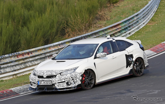 ホンダ シビックタイプR「グランドツアラー」(仮)スクープ写真