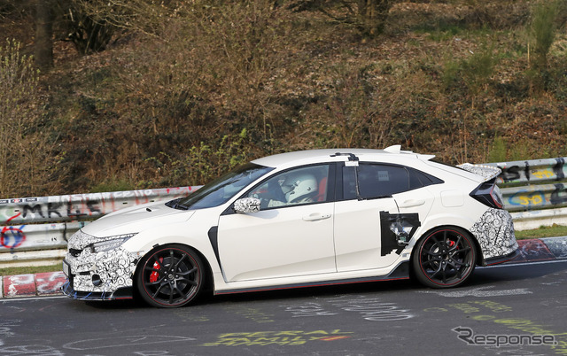 ホンダ シビックタイプR「グランドツアラー」(仮)スクープ写真