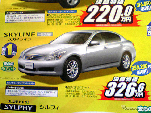 【恋の値引き情報】ギャランフォルティスなど、この値段でスポーツ or セダンを