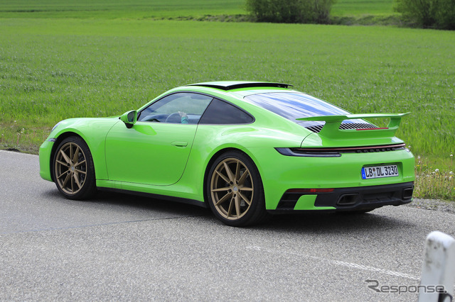 ポルシェ 911 謎のプロトタイプ(スクープ写真)