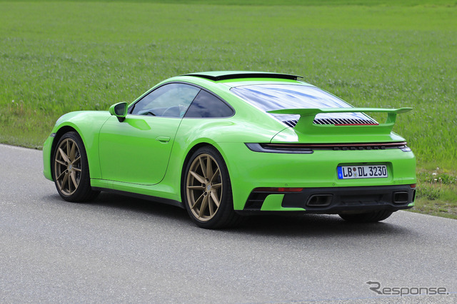 ポルシェ 911 謎のプロトタイプ(スクープ写真)
