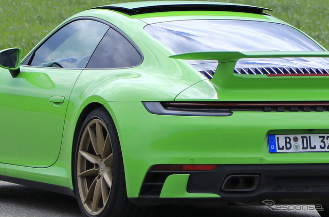 ポルシェ 911 謎のプロトタイプ(スクープ写真)