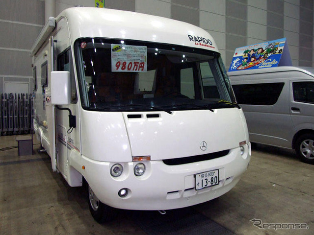 【キャンピング&RVショー08】出展車両182台、愛犬歓迎ムードで開幕