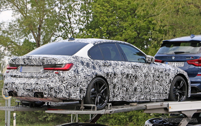 BMW M3 新型プロトタイプ(スクープ写真)