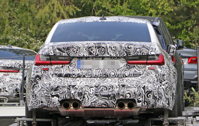 BMW M3 新型プロトタイプ(スクープ写真)