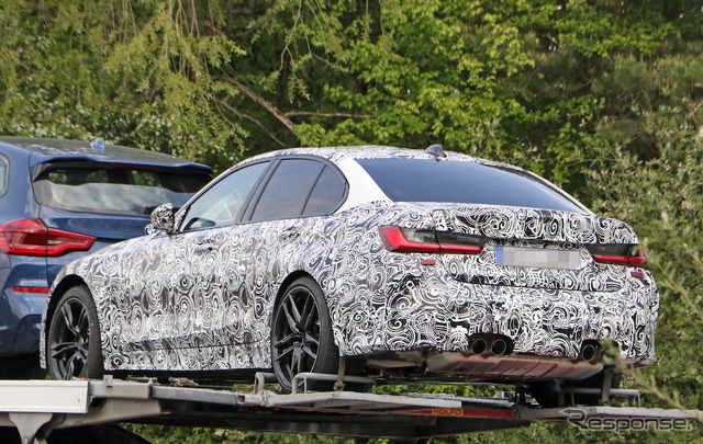 BMW M3 新型プロトタイプ(スクープ写真)
