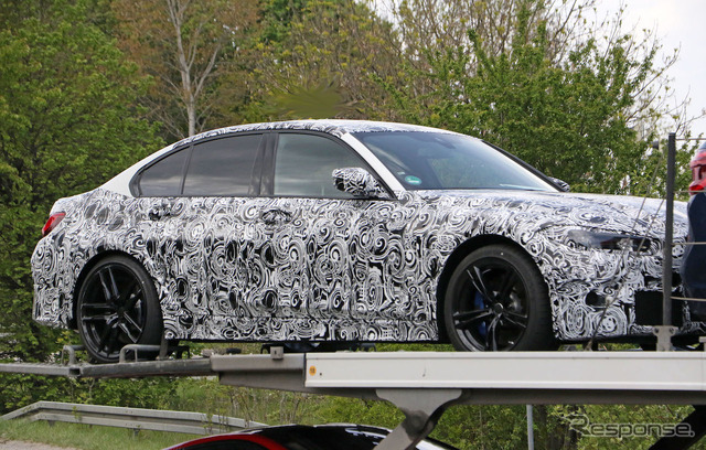 BMW M3 新型プロトタイプ(スクープ写真)