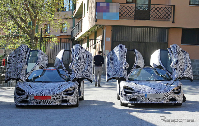 マクラーレンの新型ハイブリッドスポーツ・プロトタイプ(スクープ写真)