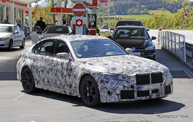 BMW M3 新型 スクープ写真