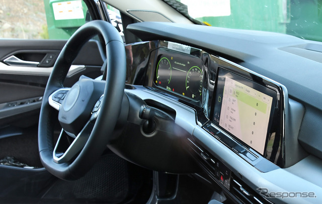 VW ゴルフ 新型 開発車両(スクープ写真)