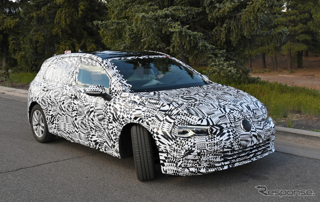 VW ゴルフ 新型 開発車両(スクープ写真)
