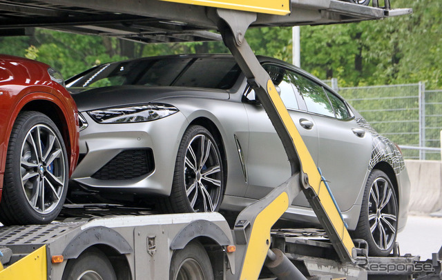 BMW 8シリーズグランクーペ(スクープ写真)