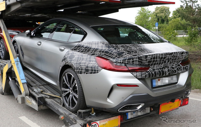 BMW 8シリーズグランクーペ(スクープ写真)